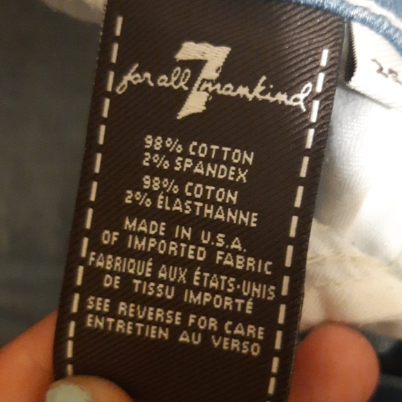 Iightwash 7 for all mankind skinny - Picture 8 of 9